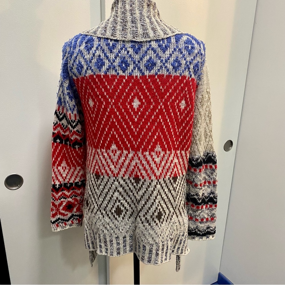 DESIGUAL—Gorgeous Multi-colored , Multi Patterned Cardigan! Size M . ♥️💐 - Picture 13 of 14